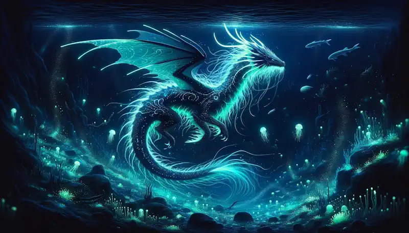 A Bioluminescent Dragon