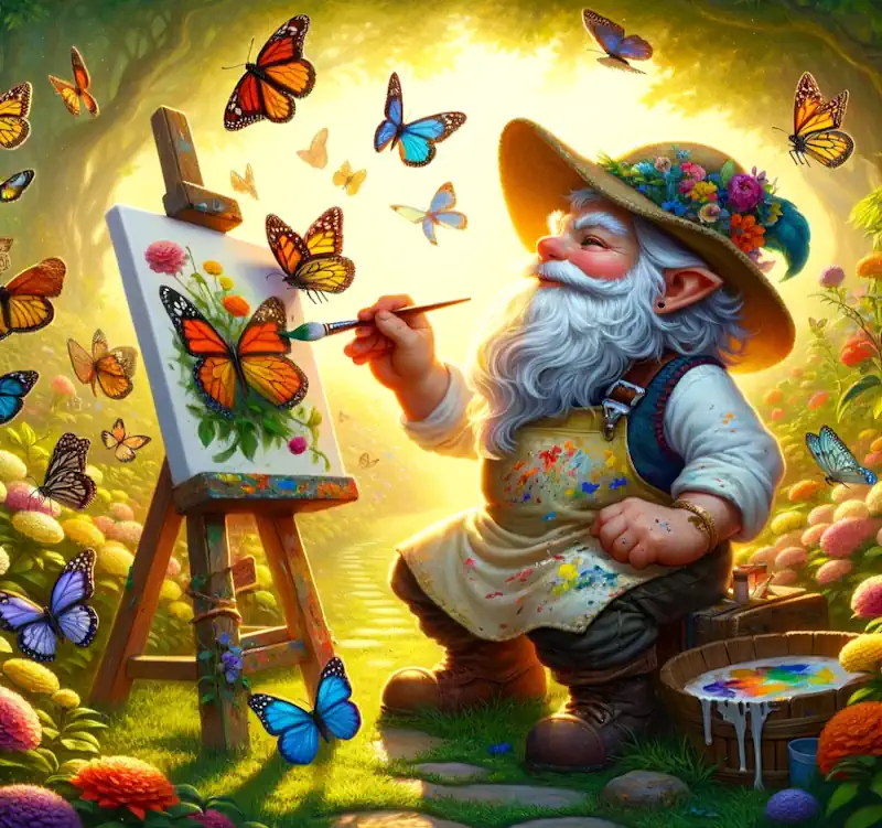 A Gnome Named Flutterbrush