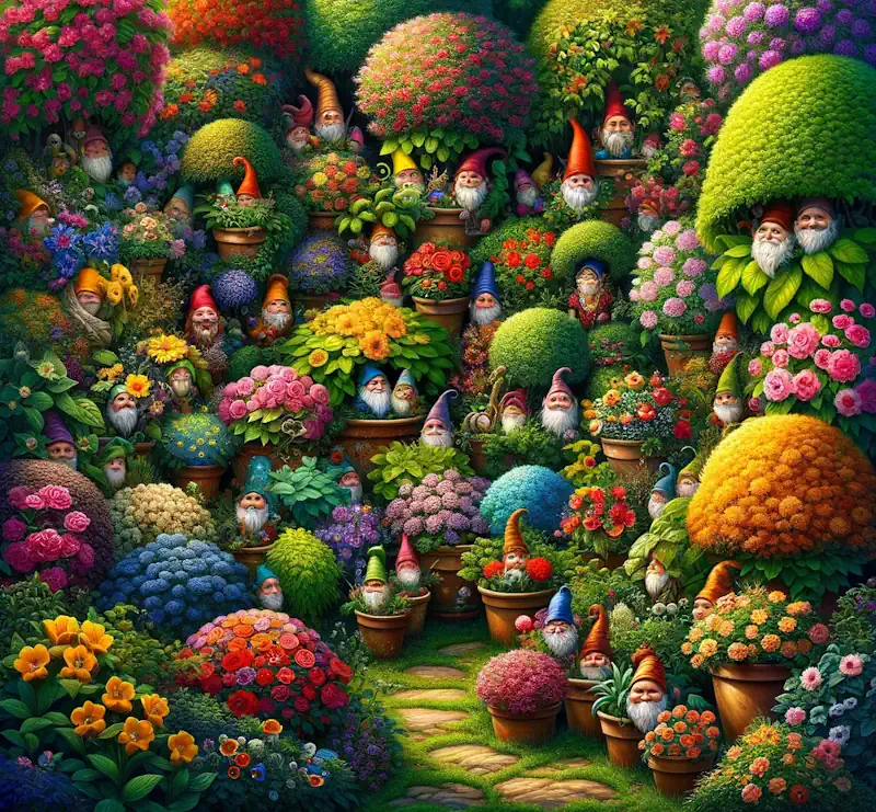 Gnomes in the Garden