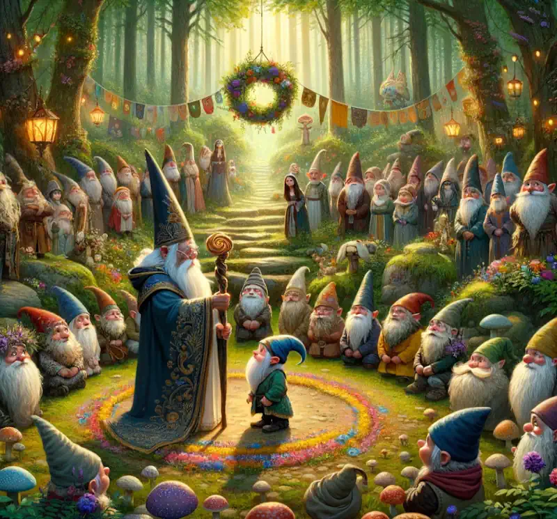 A Gnome Naming Ceremony