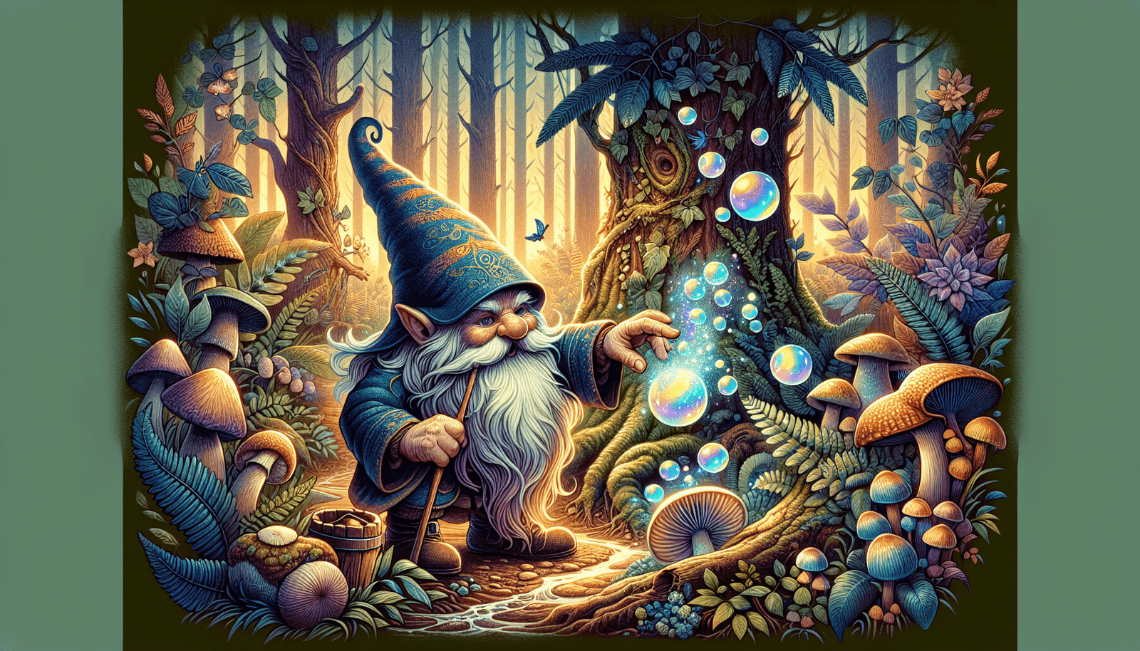 A Gnome in the Forest