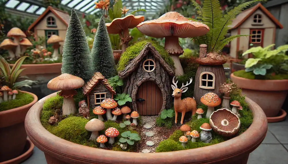 Woodland Themed Fairy Garden