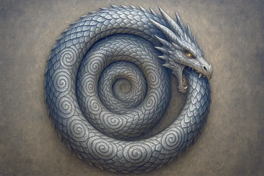 A Dragon Eating It's Tail